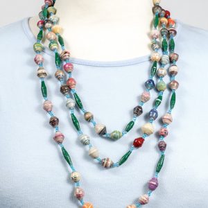 Paper Bead Necklace