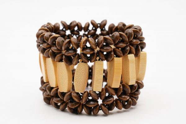 Wooden Bead Bangle