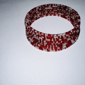 Beaded Spiral Bangle