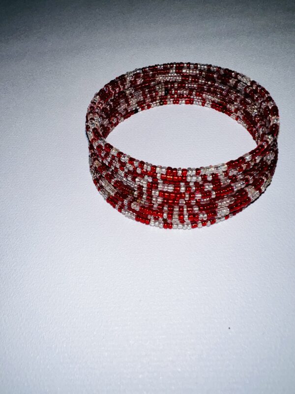 Beaded Spiral Bangle